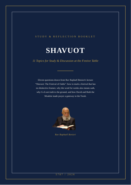 Shavuot: The Festival of Oaths
