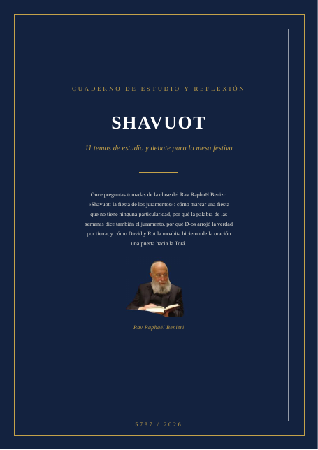 Shavuot: la fiesta de los juramentos