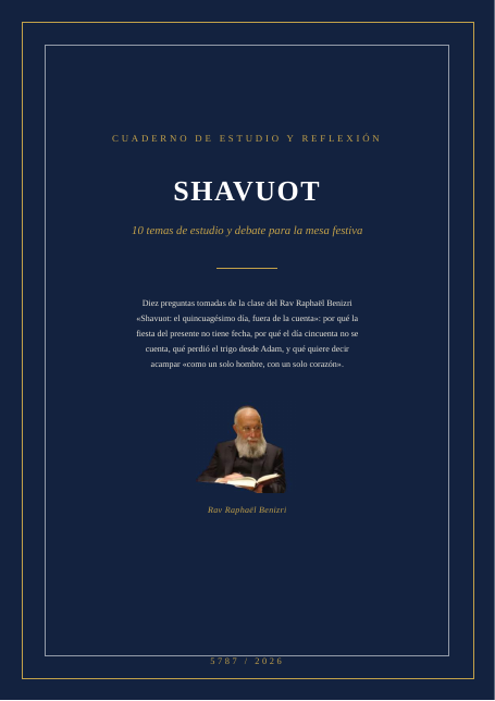 Shavuot: el quincuagésimo día, fuera de la cuenta
