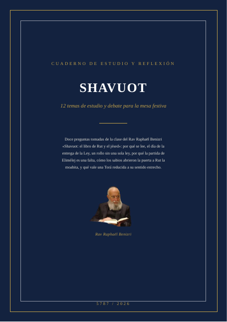Shavuot: el libro de Rut y el jésed