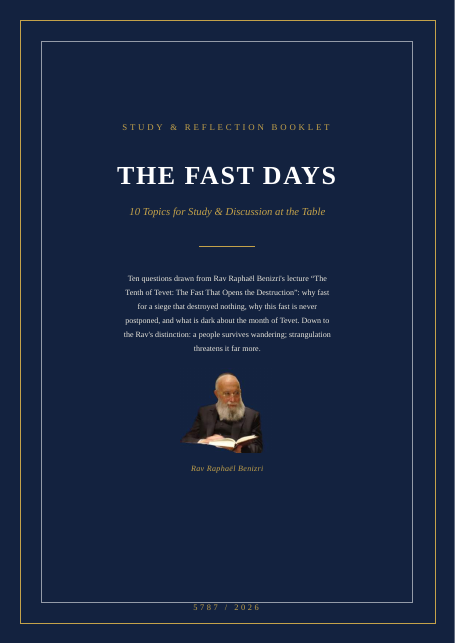 The Tenth of Tevet: The Fast That Opens the Destruction