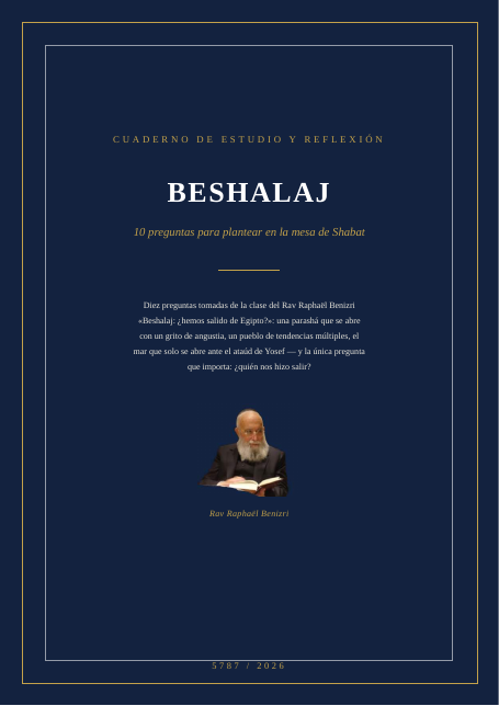 Beshalaj — ¿hemos salido de Egipto?
