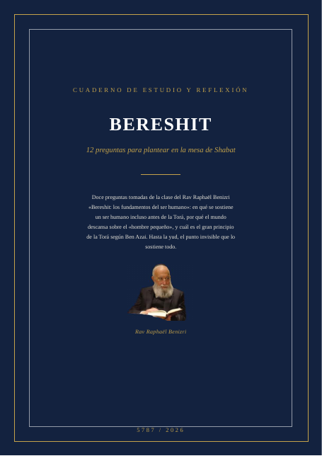 Bereshit — Los fundamentos del ser humano