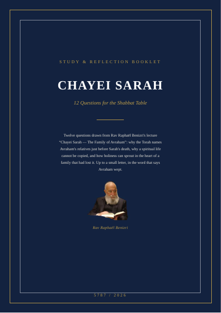 Chayei Sarah — The Family of Avraham