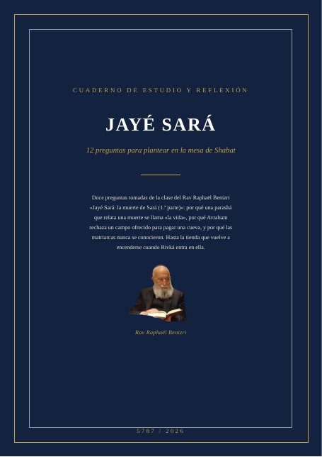 Jayé Sará — la muerte de Sará (1.ª parte)