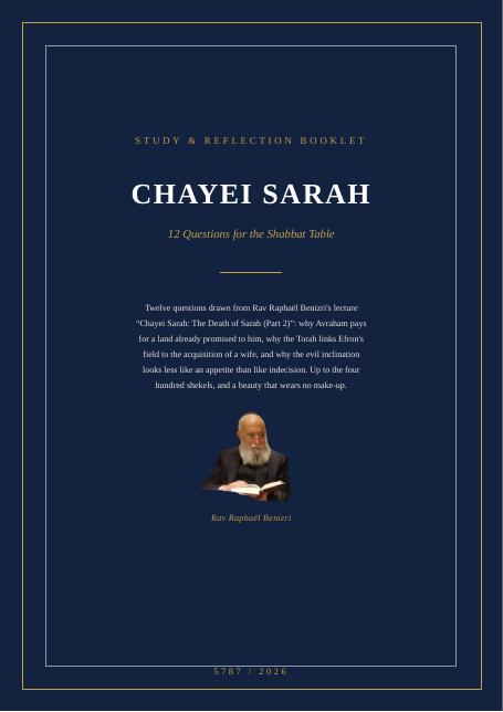 Chayei Sarah — The Death of Sarah (Part 2)
