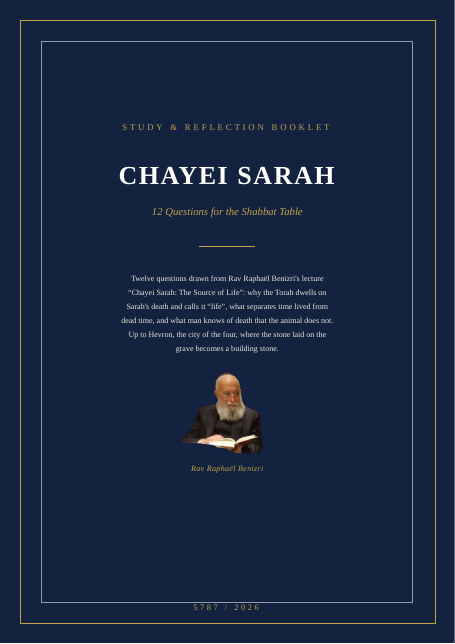 Chayei Sarah — The Source of Life