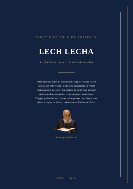 Lech Lecha — Lot, notre voisin
