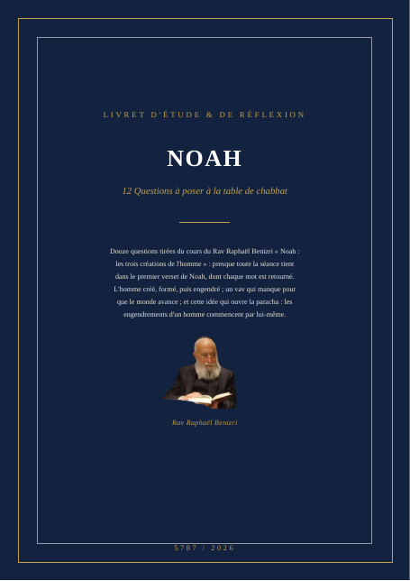 Noah — les trois créations de l'homme