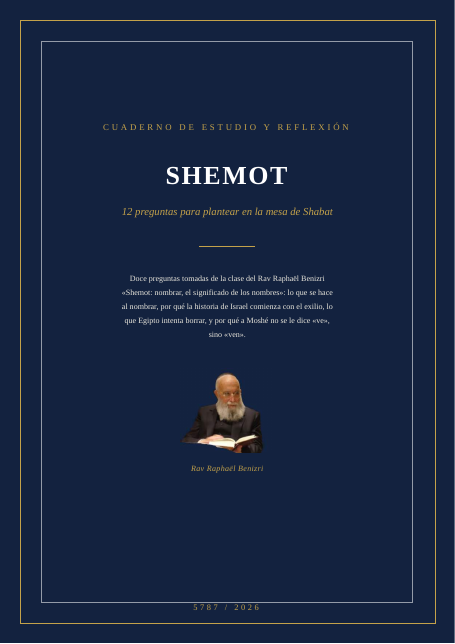 Shemot — nombrar, el significado de los nombres