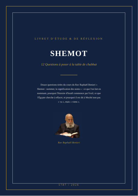 Shemot — nommer, la signification des noms