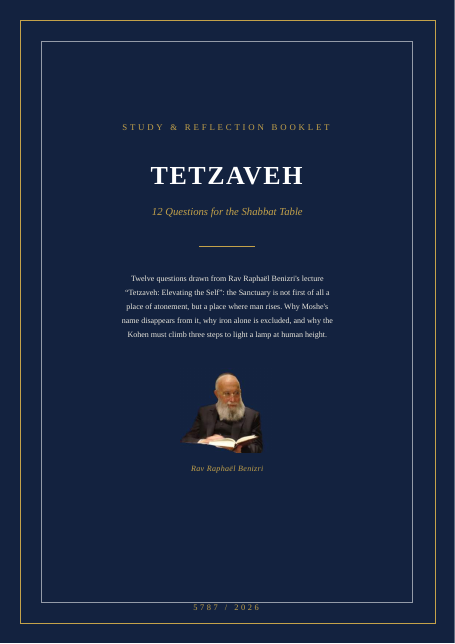 Tetzaveh — Elevating the Self