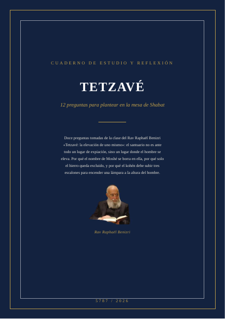 Tetzavé — la elevación de uno mismo