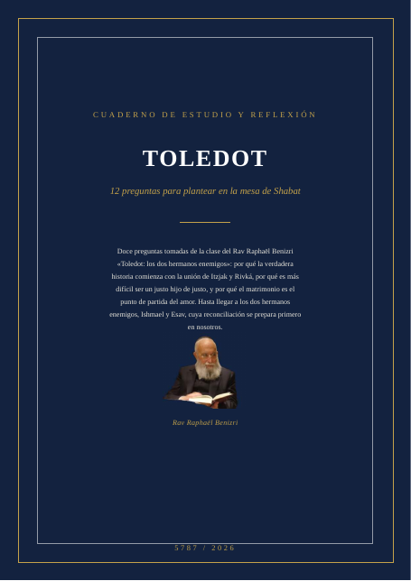 Toledot — los dos hermanos enemigos