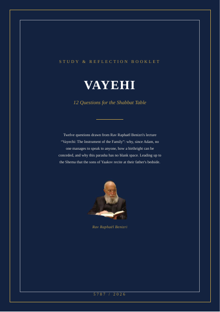 Vayehi — The Instrument of the Family