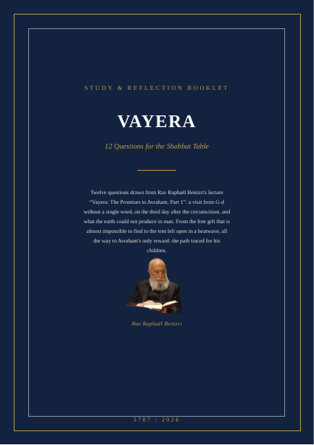 Vayera — The Promises to Avraham, Part 1