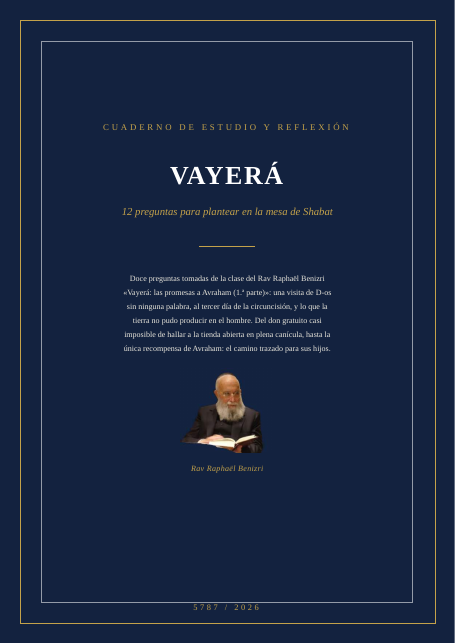 Vayerá — las promesas a Avraham (1.ª parte)