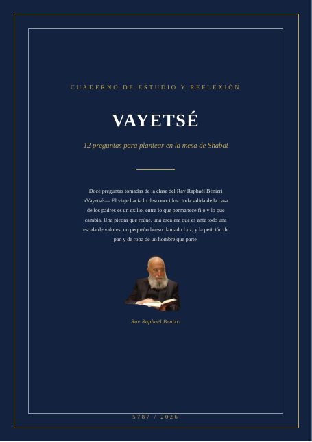Vayetsé — El viaje hacia lo desconocido