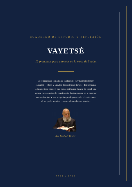 Vayetsé — Rajel y Lea, los dos rostros de Israel