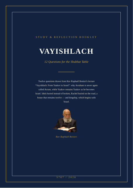 Vayishlach — From Yaakov to Israel