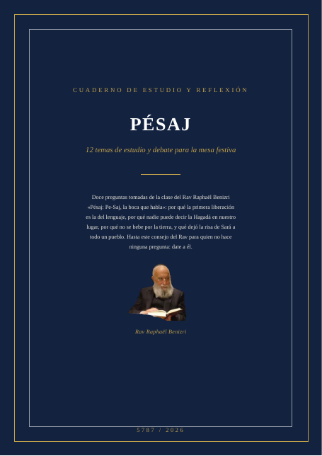 Pésaj: Pe-Saj, la boca que habla