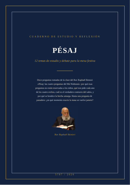 Pésaj: las cuatro preguntas del Má Nishtaná