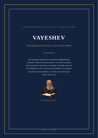 Vayeshev — el libro de las generaciones