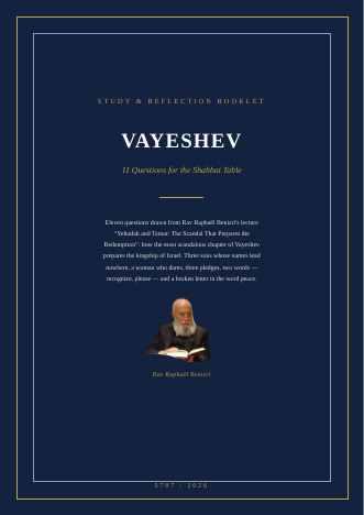 Vayeshev — Yehudah and Tamar: The Scandal That Prepares the Redemption