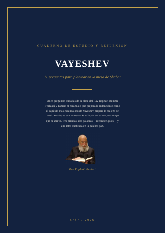Vayeshev — Yehudá y Tamar: el escándalo que prepara la redención