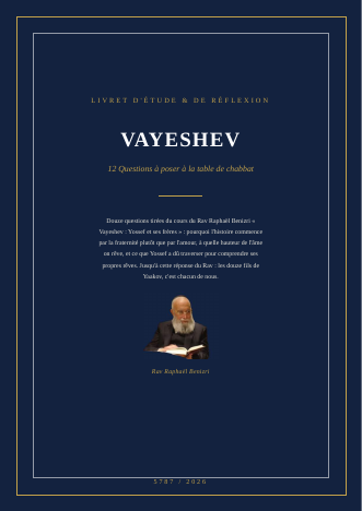 Vayeshev — Yossef et ses frères